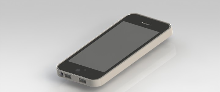 grab cad iphone太阳能充电器外壳1