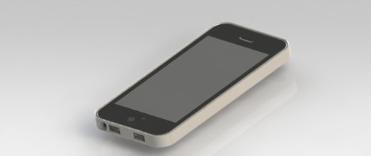 grab cad iphone太阳能充电器外壳1缩略图