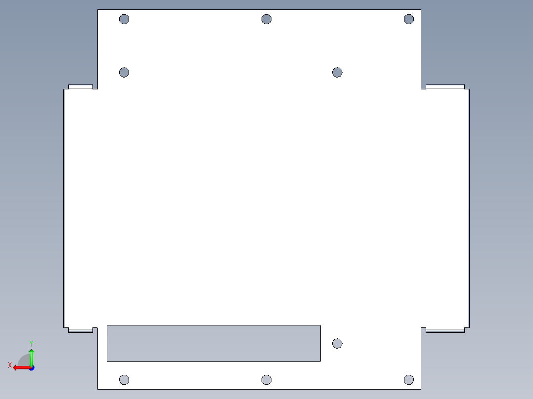 屏幕支架310后视图