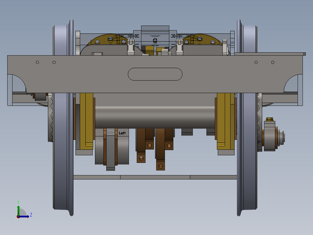 火车机车列车model-steam-locomotive-ger-y14-模型格式为 x_t stp sw左视图