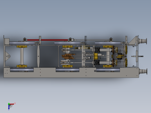火车机车列车model-steam-locomotive-ger-y14-模型格式为 x_t stp sw俯视缩略图
