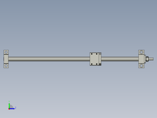 SR20丝杠组件左视缩略图