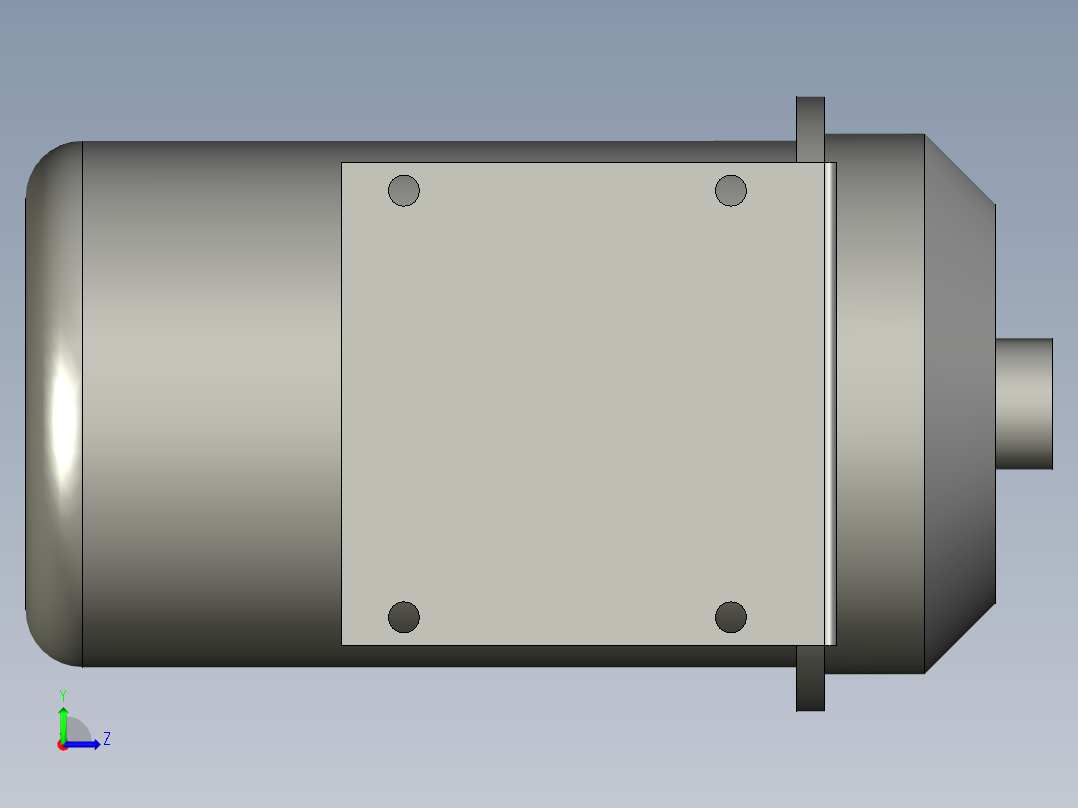 MS100-11KW-380V-南风水泵左视图