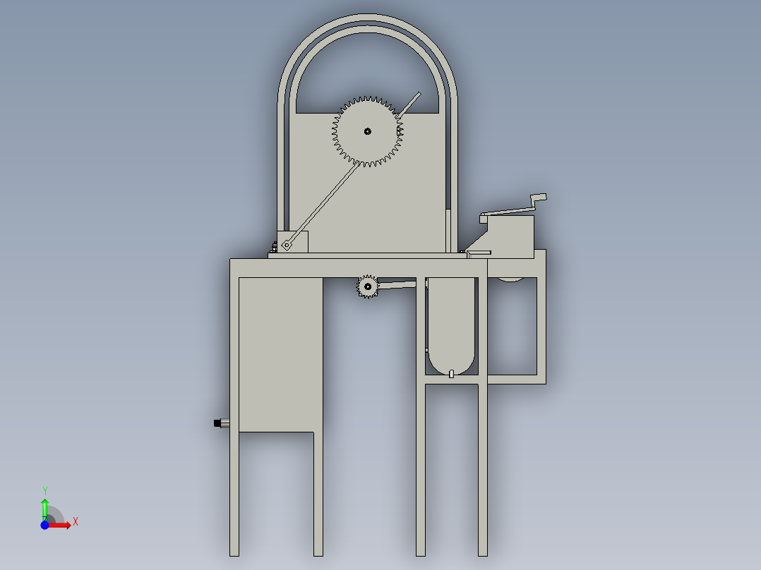 多工位制蜡棒机前视图