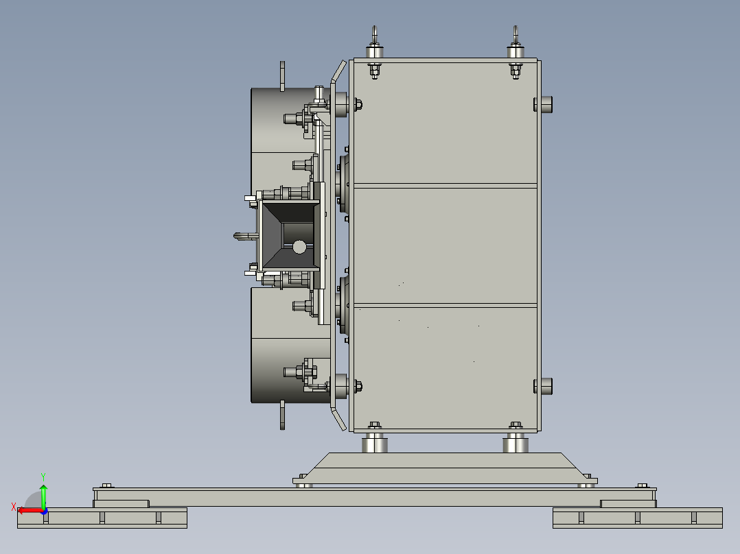现代带钢冷连轧机的自动化后视图