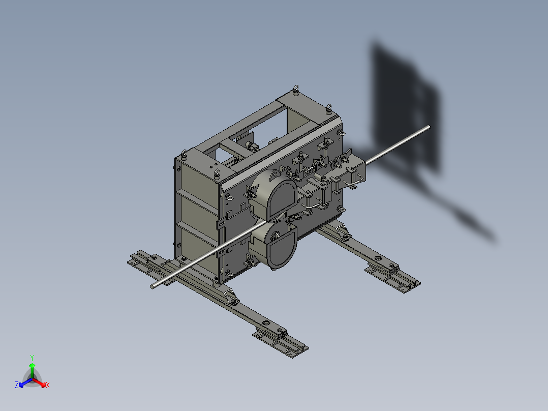 现代带钢冷连轧机的自动化正等轴测图