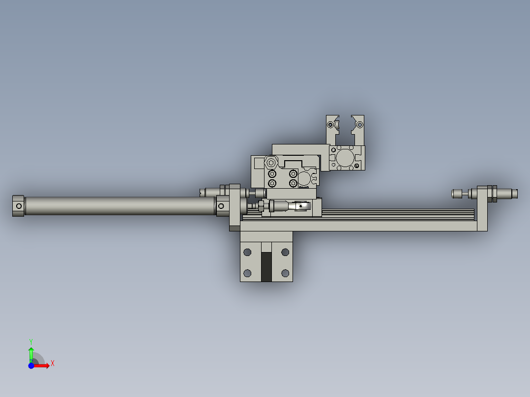 花鼓装饰盖抓取组件前视图