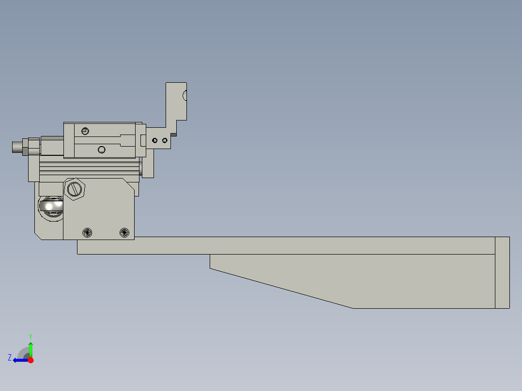 花鼓装饰盖抓取组件右视图