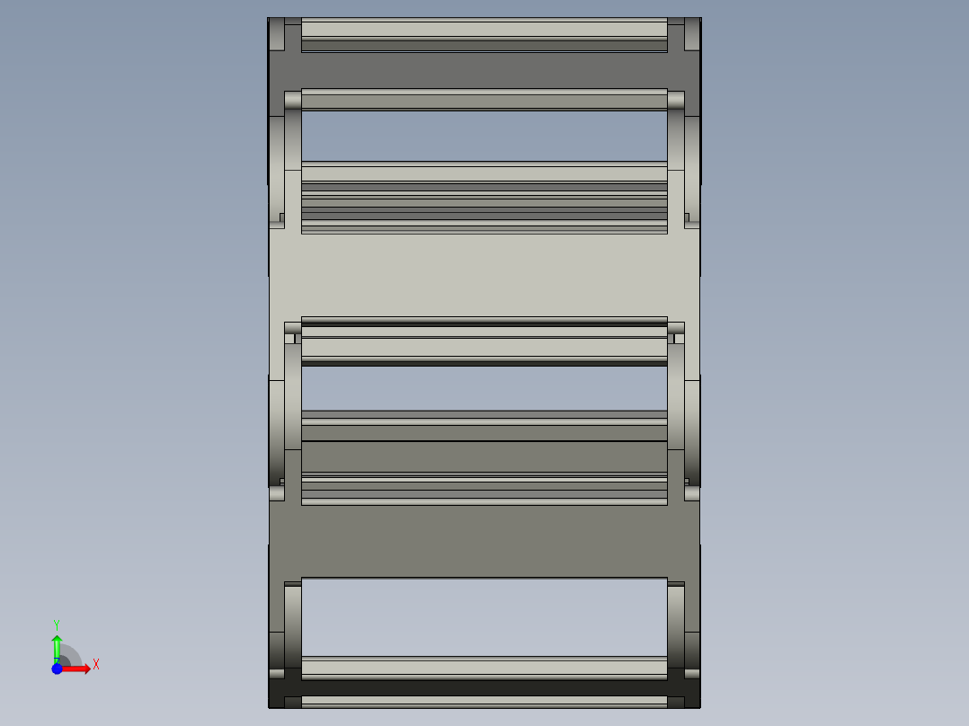 拖链VBF01-F77-R55-N25-VEF02-F77怡合达-1111前视图