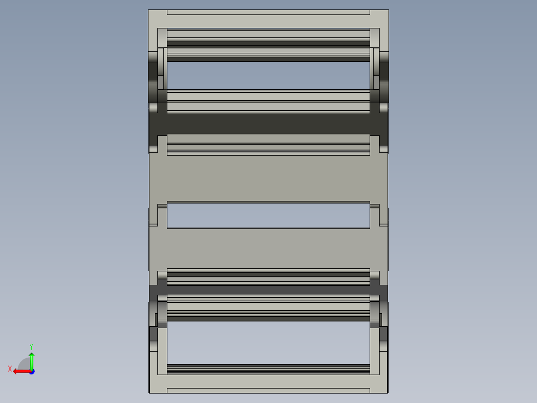 拖链VBF01-F77-R55-N25-VEF02-F77怡合达-1111后视图