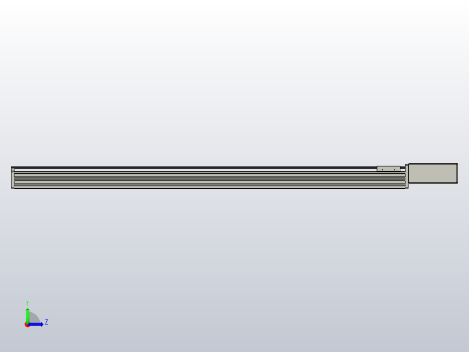 皮带直线轴半封闭可选导轨TPA-HNB-65S-90-L1150-ML-C-P10-N3左视缩略图