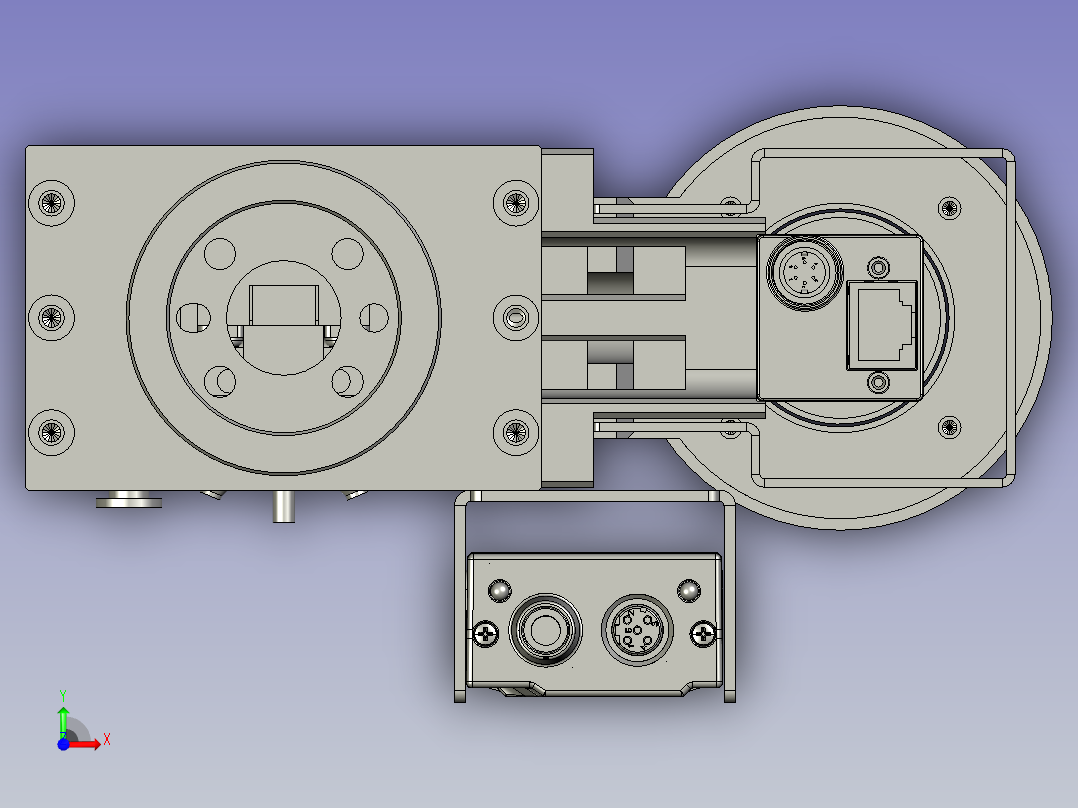 快换手抓上前视图