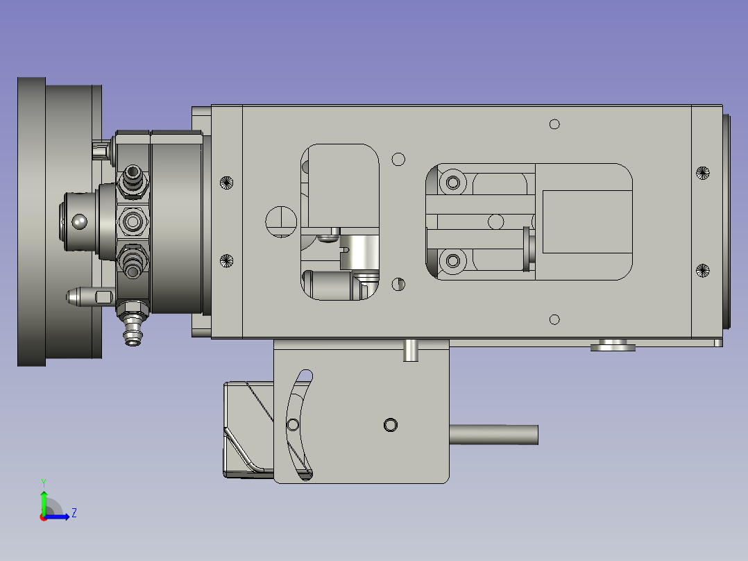 快换手抓上左视图