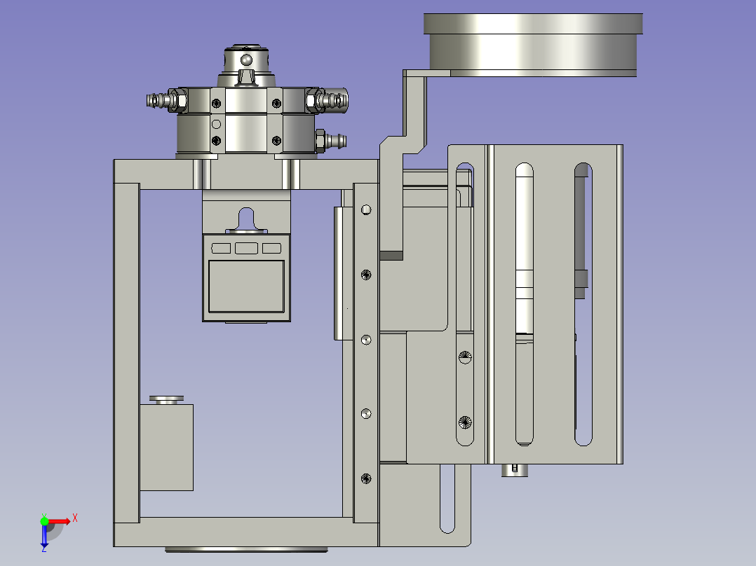 快换手抓上俯视图