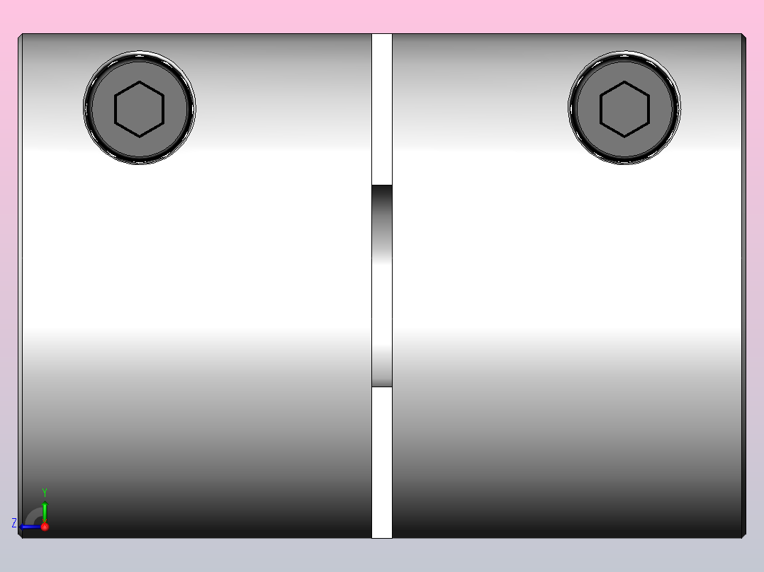 LK13系列 夹紧螺丝固定微型刚性联轴器[SLK13-C25L]右视图