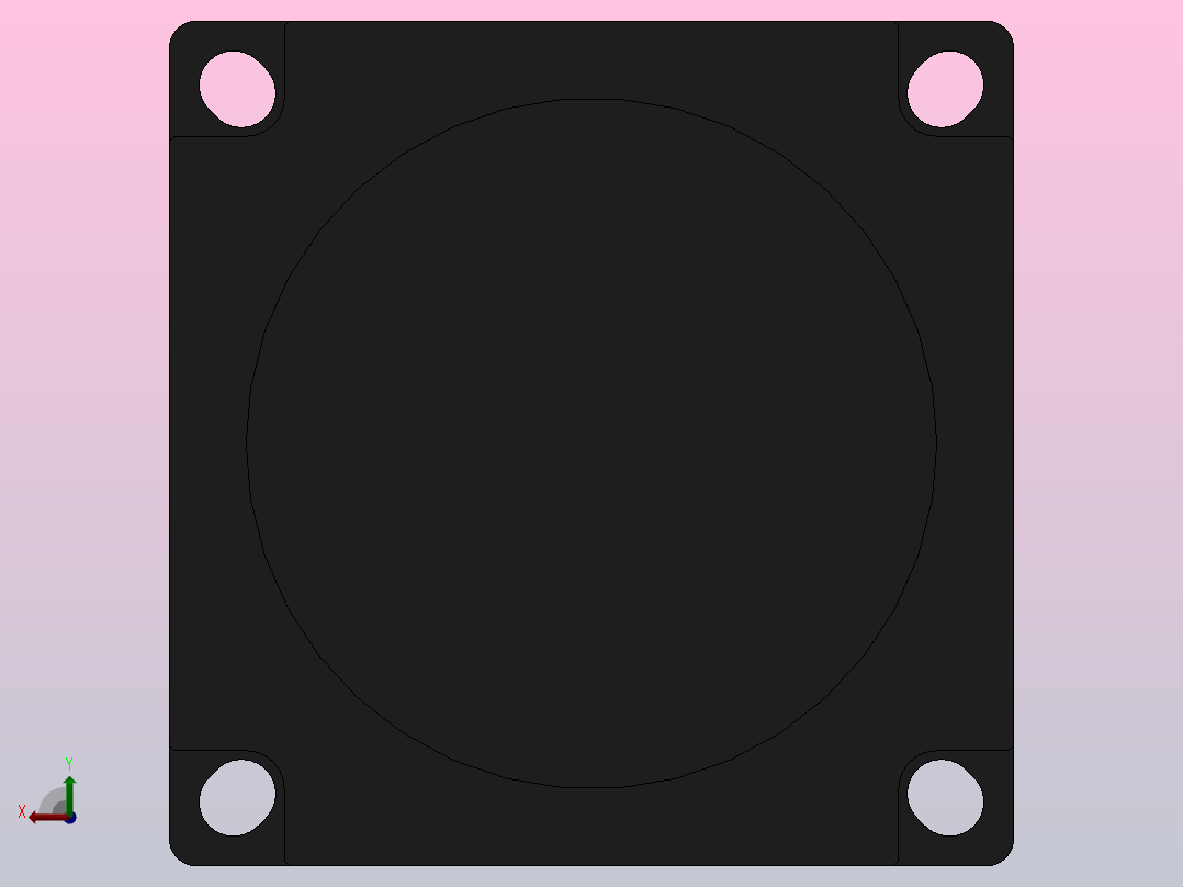 110╱130三相步进电机[110J12161-360]后视图