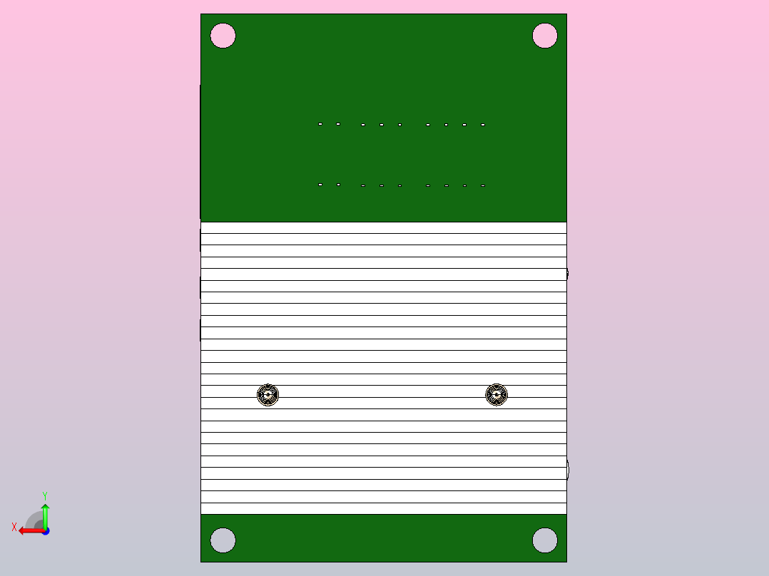 步进电机驱动器后视图