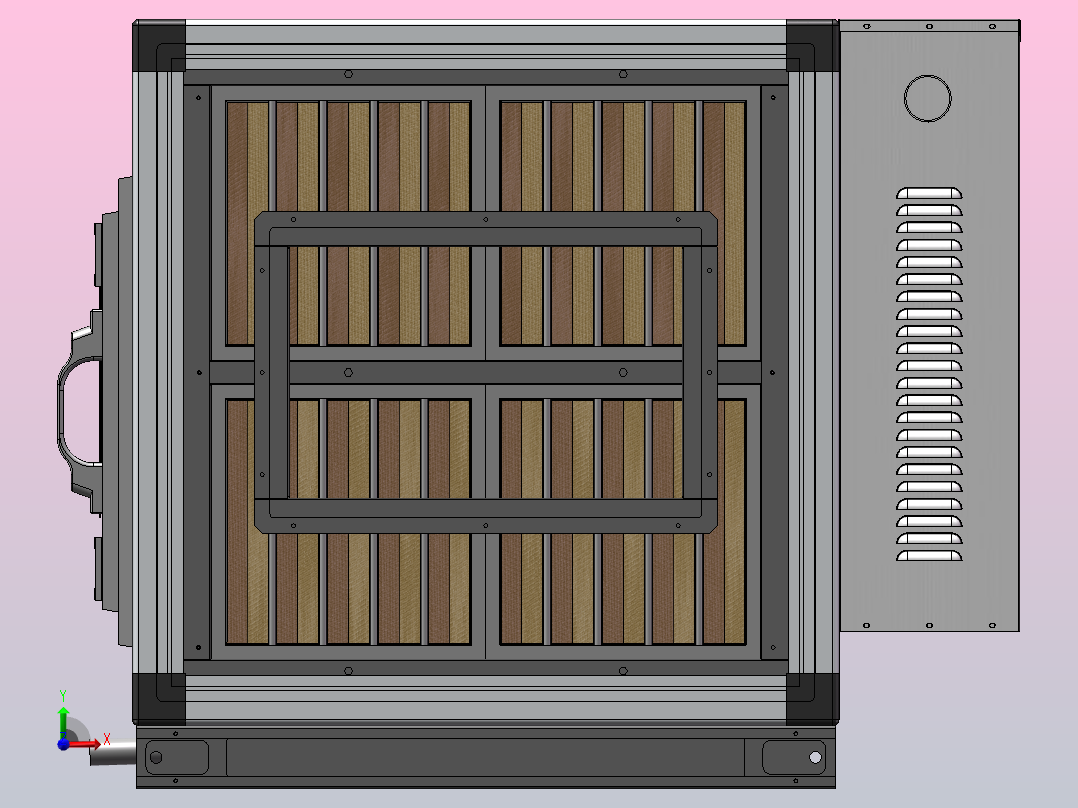 组合式空调机组-恒温恒湿前视图