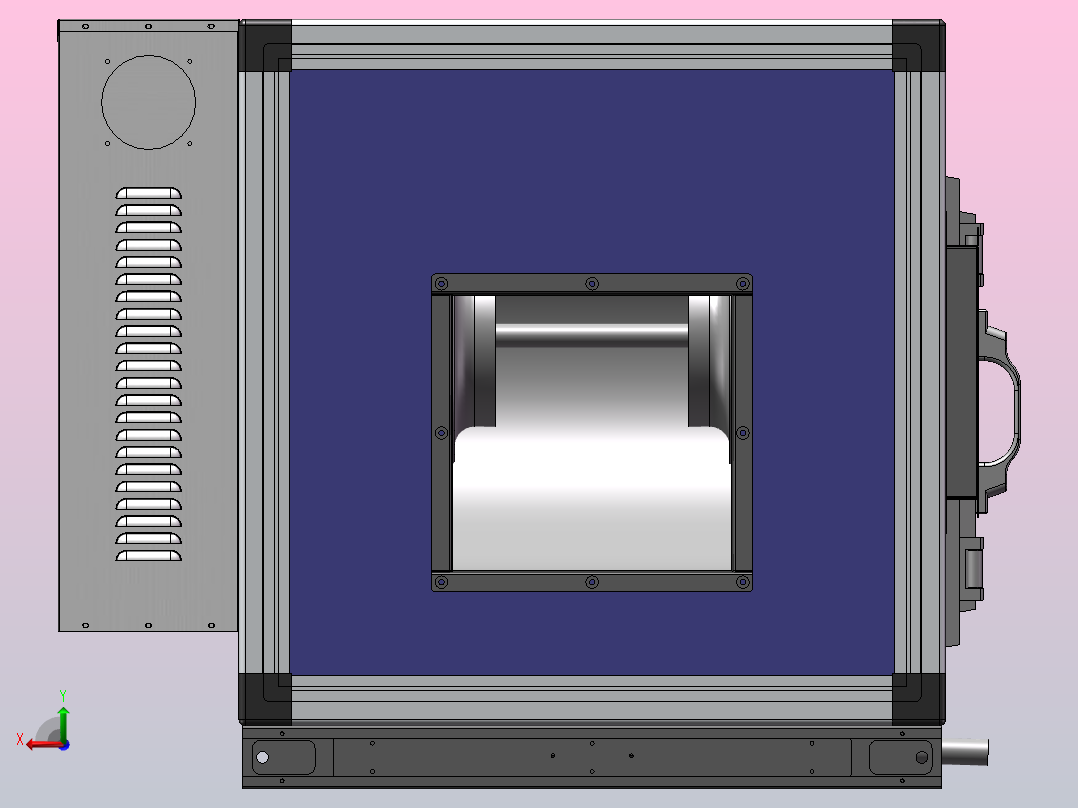 组合式空调机组-恒温恒湿后视图