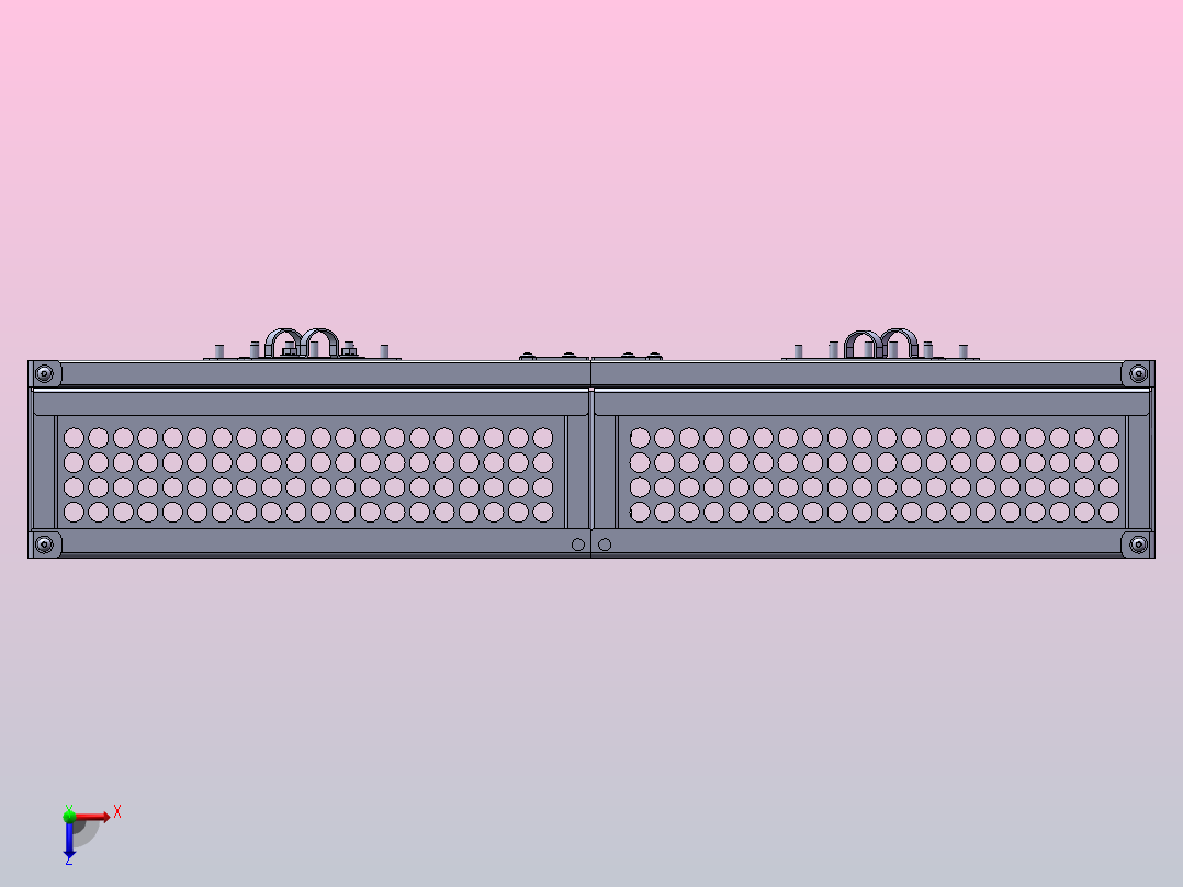 ATV沙滩车前货架俯视图