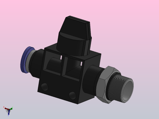 HVSF-G 由螺纹端流向插管端型-G螺纹[HVSF G02-06(B)]左视缩略图