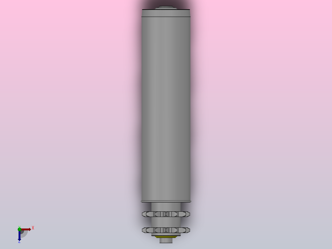 动力输送辊筒-双链轮型 GRF GRFS[GRFS-D76-W300]俯视图