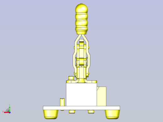 一款轻度压入夹具3D图纸后视缩略图