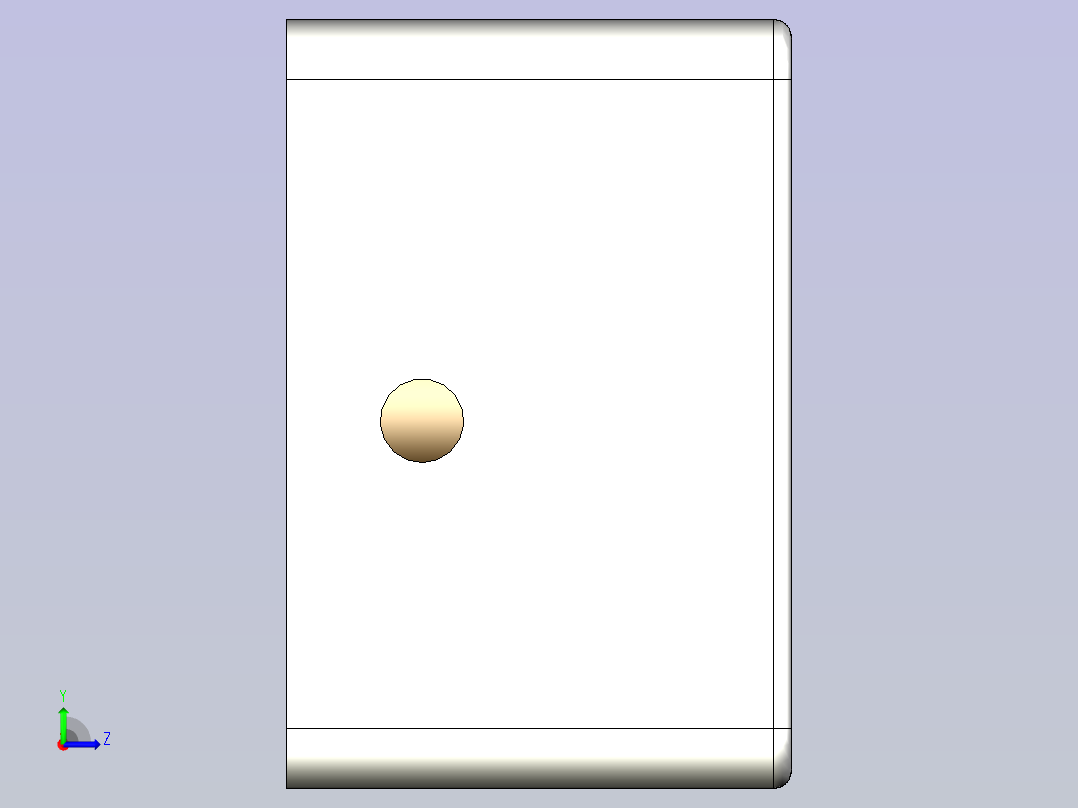 超级电容SolidWorks左视图