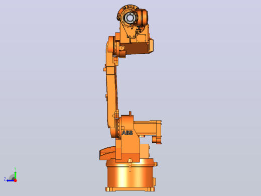 ABB机械手 -IRB1520 3D模型右视缩略图