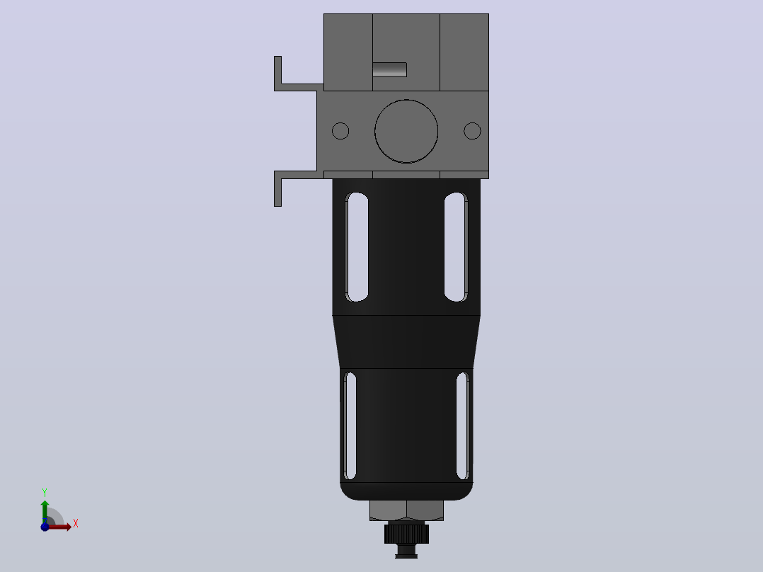 MAFF系列过滤器[MAFF5000-06-标准]前视图