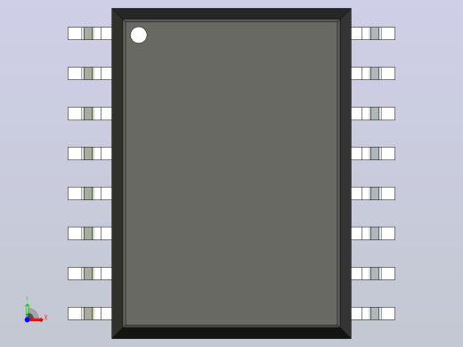 106x SOIC 封装（小外形集成电路）SOIC127P1034X350-16N前视缩略图