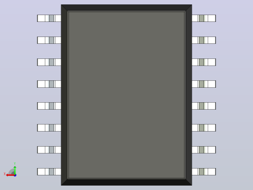 106x SOIC 封装（小外形集成电路）SOIC127P1034X350-16N后视缩略图