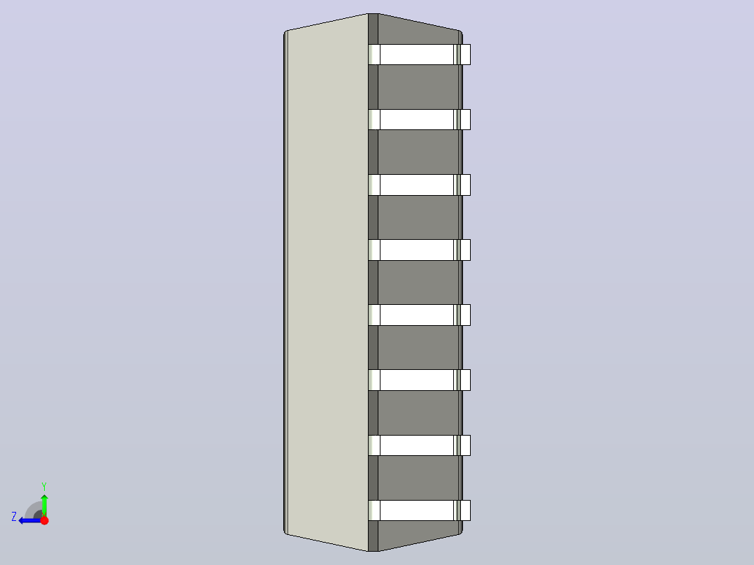 106x SOIC 封装（小外形集成电路）SOIC127P1034X350-16N右视图