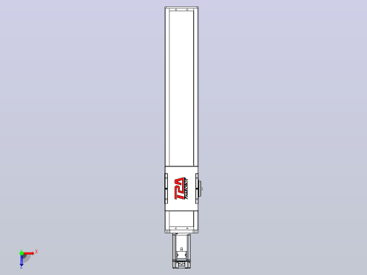 滚珠丝杠直线轴带导轨全封闭TPA-HCR-110D-1610C-L500-M-Y-P40-N3俯视缩略图