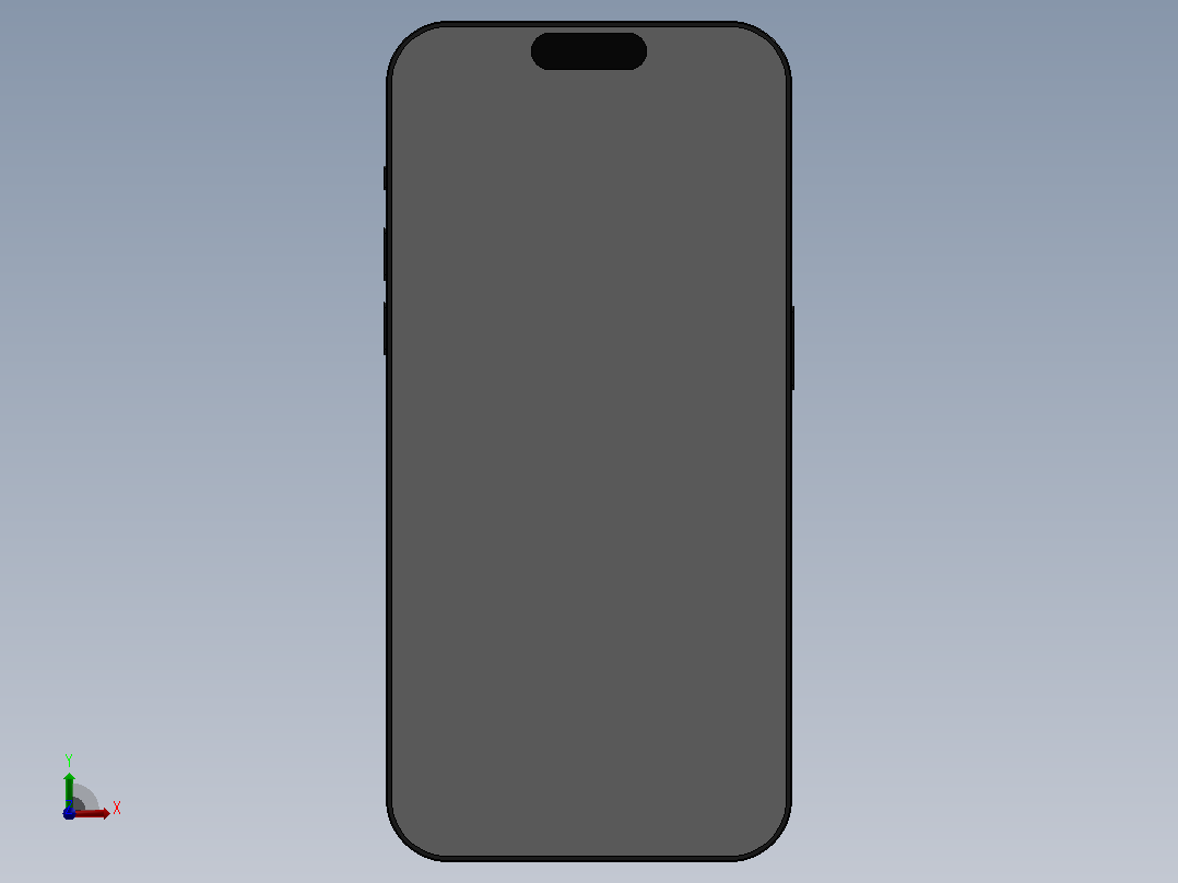 Iphone 14 pro前视图