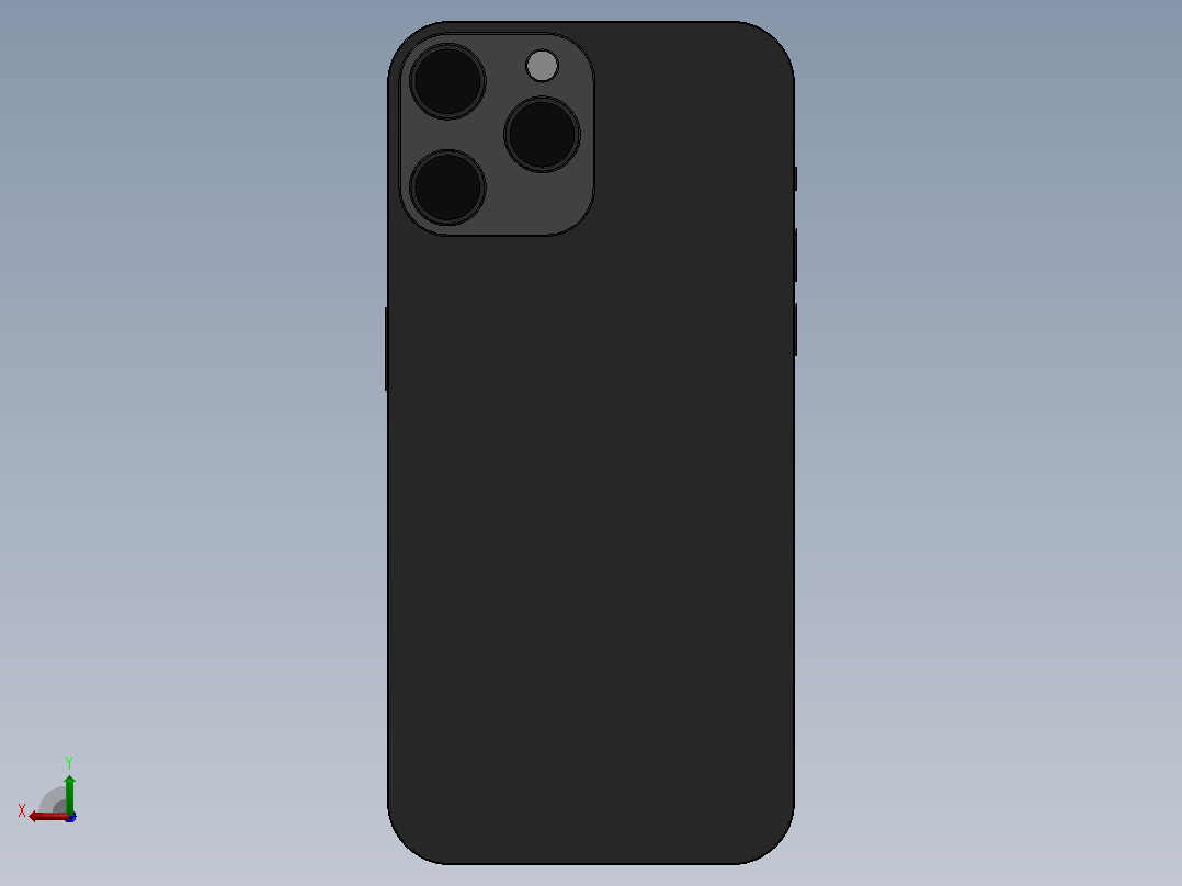 Iphone 14 pro后视图