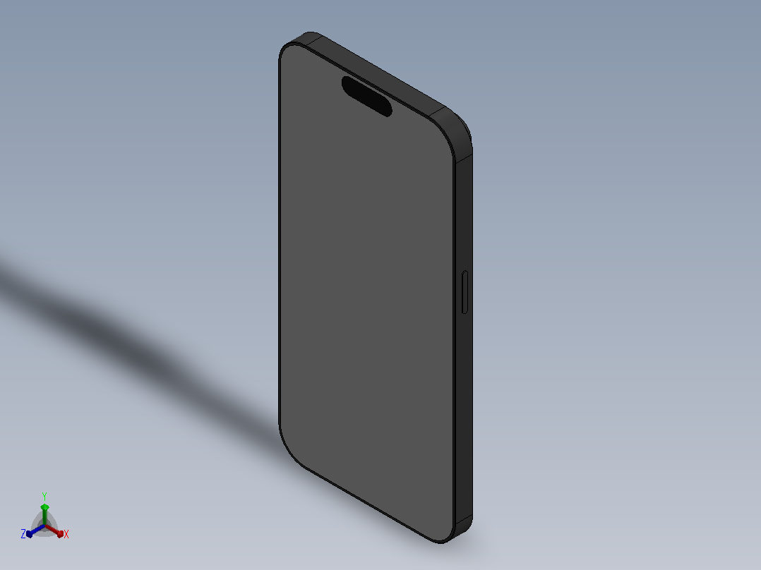 Iphone 14 pro正等轴测图