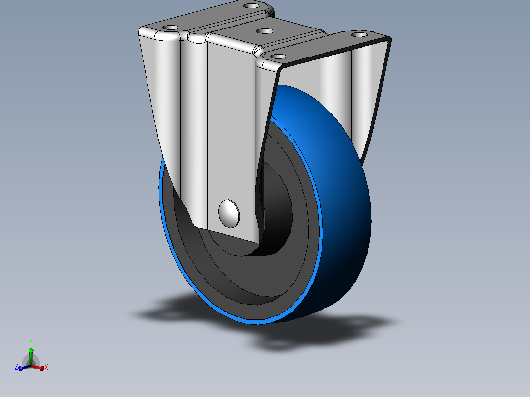 Wheel-4205630401GS-Swede-Wheel脚轮主视图