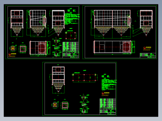 多管旋风除尘器三总图