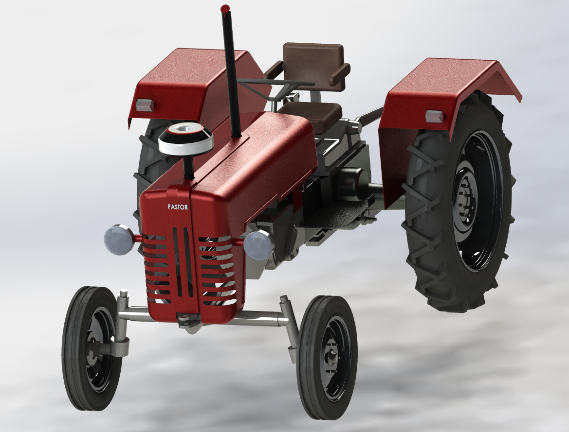 美国约翰迪尔拖拉机3D图纸