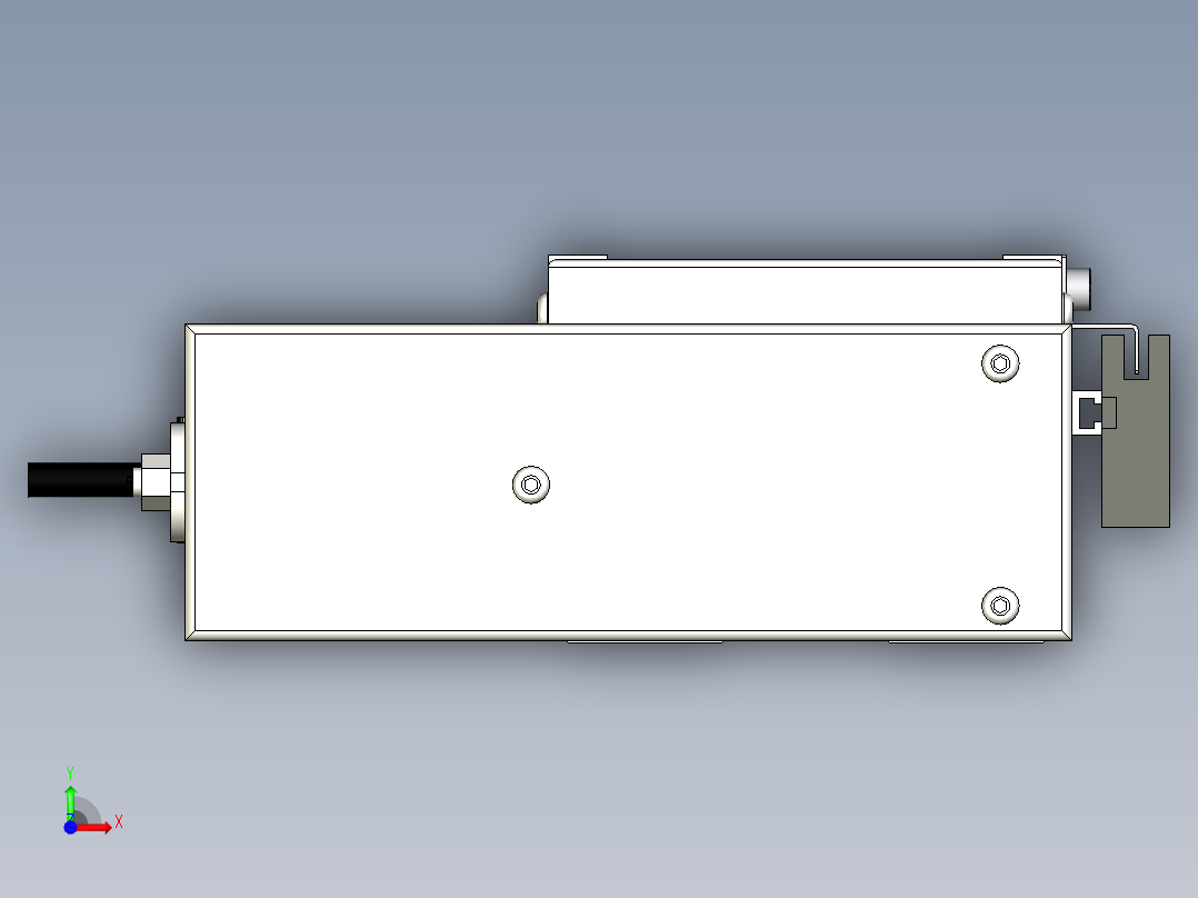 Toyo东佑达直线模组-ECH10-200-BR-200W前视图