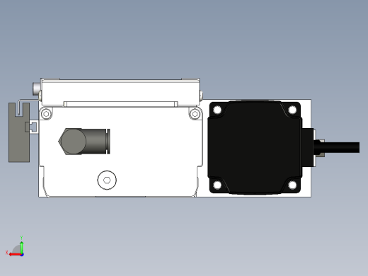 Toyo东佑达直线模组-ECH10-200-BR-200W后视缩略图