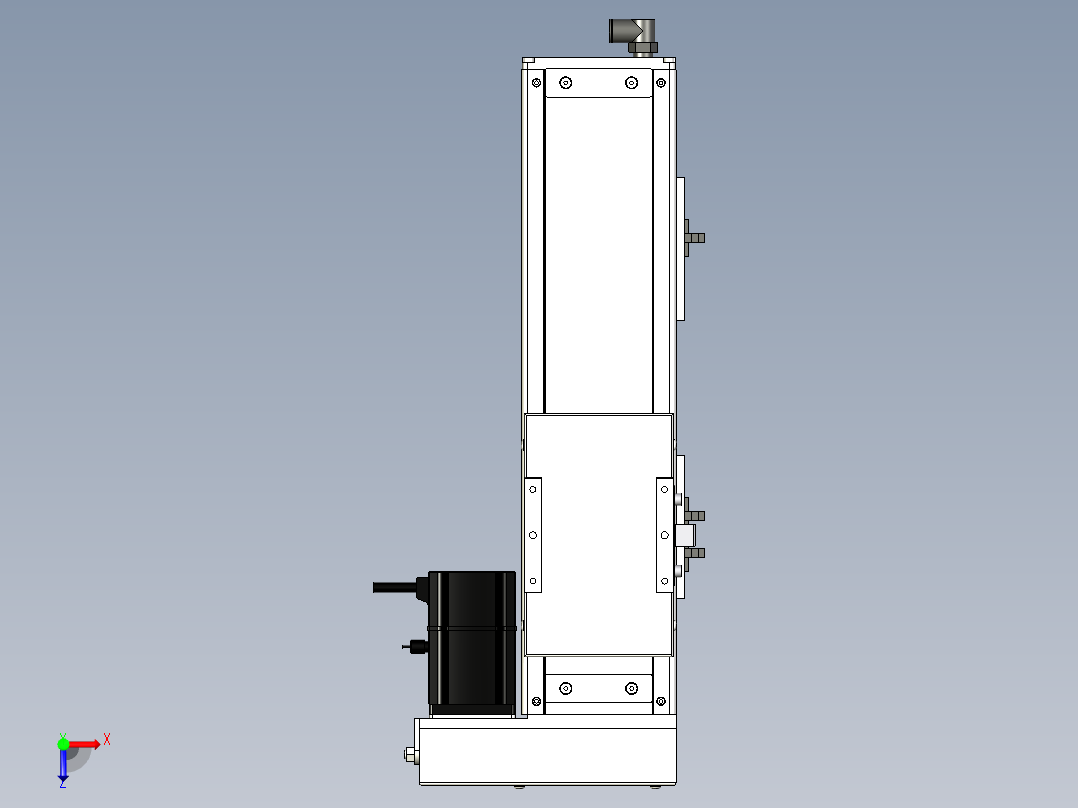 Toyo东佑达直线模组-ECH10-200-BR-200W俯视图
