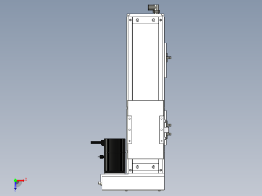 Toyo东佑达直线模组-ECH10-200-BR-200W俯视缩略图
