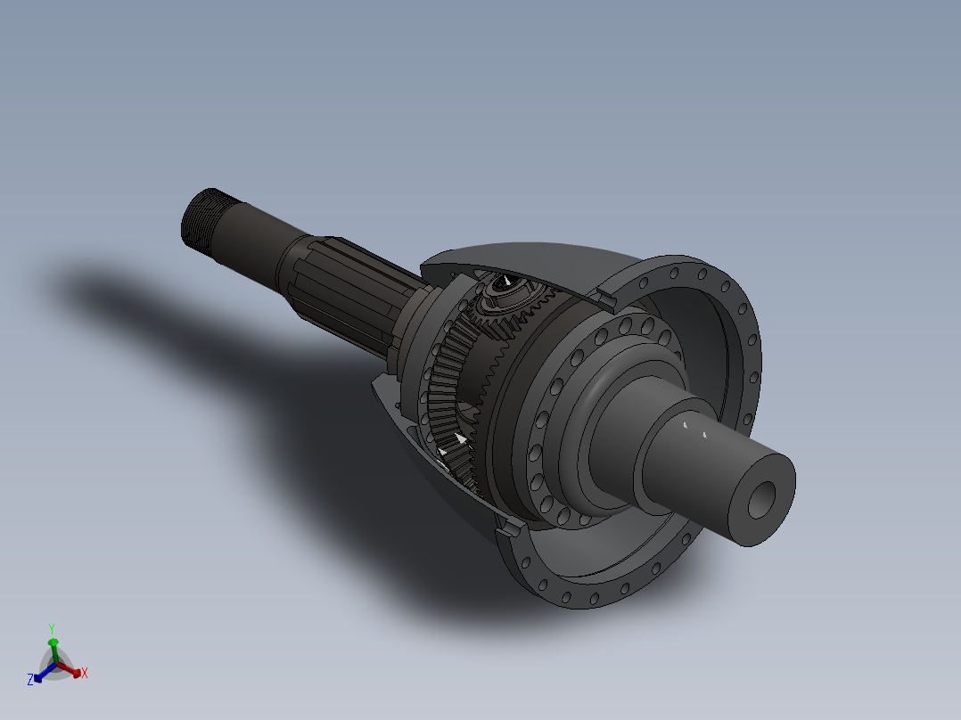 很少见的齿轮减速机（漂亮