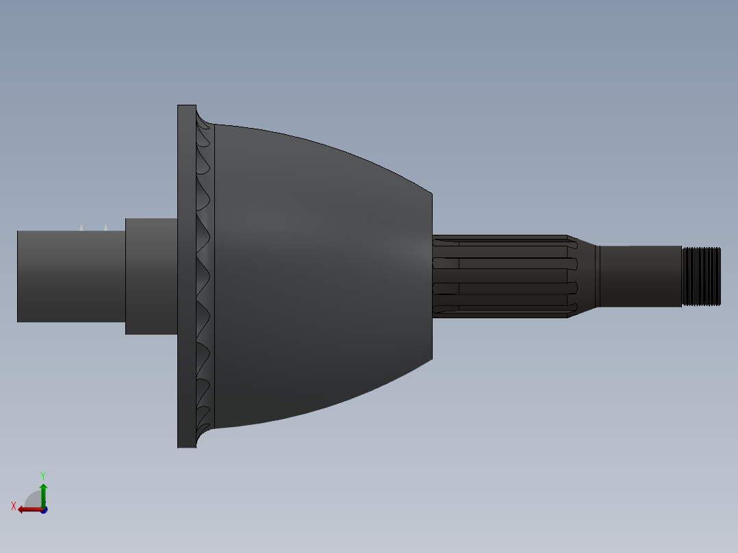 很少见的齿轮减速机（漂亮后视图