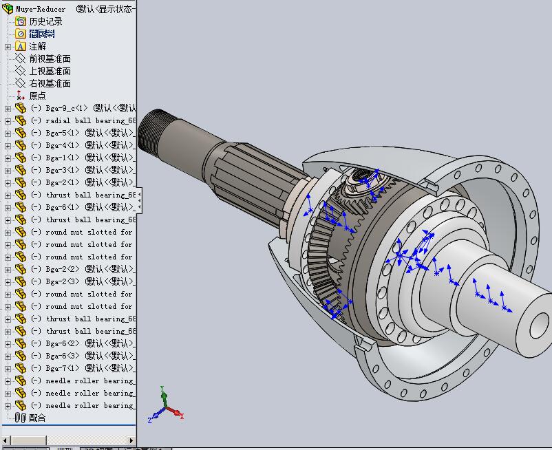 很少见的齿轮减速机（漂亮
