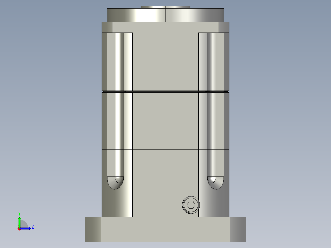 斜齿孔PGH142-L2 35-114.3-200-M12 180WZ.STEP左视图