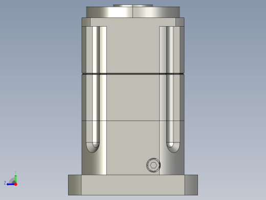 斜齿孔PGH142-L2 35-114.3-200-M12 180WZ.STEP右视缩略图