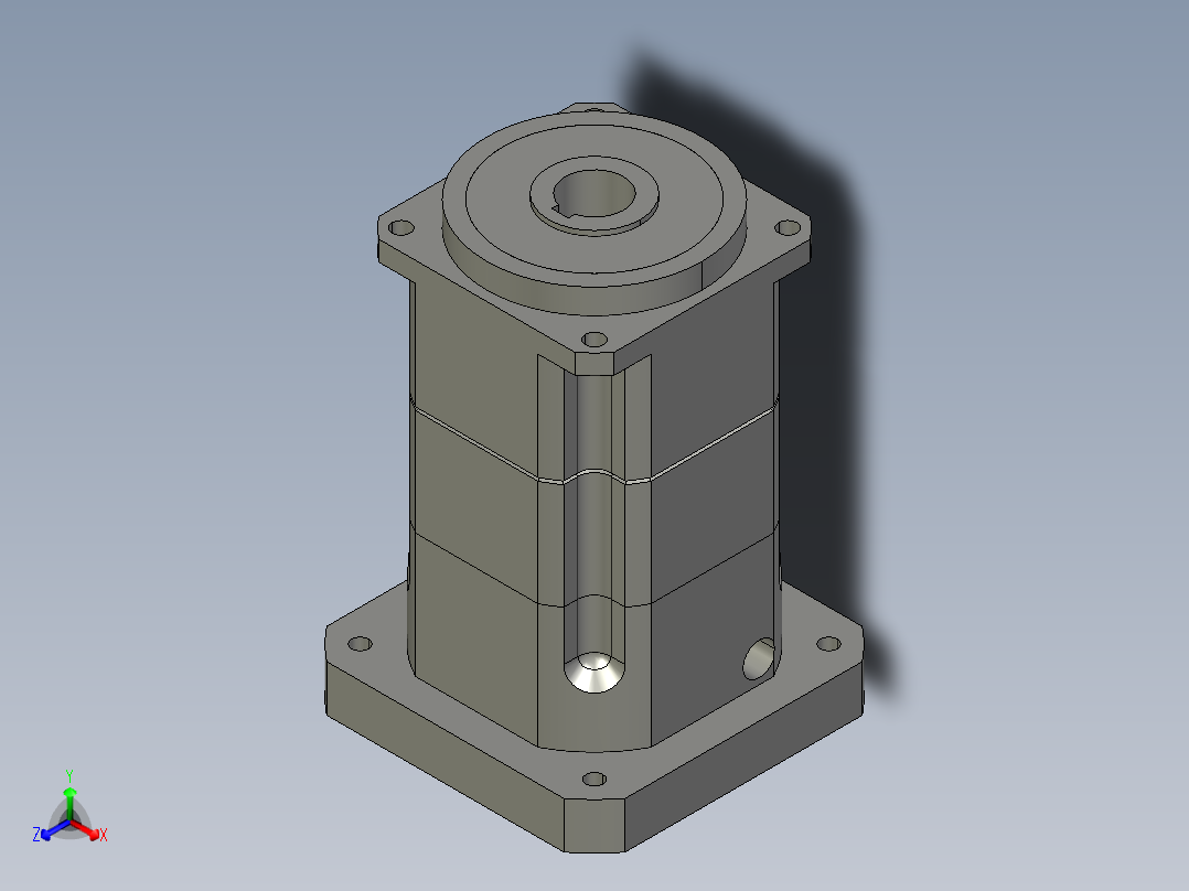 斜齿孔PGH142-L2 35-114.3-200-M12 180WZ.STEP正等轴测图